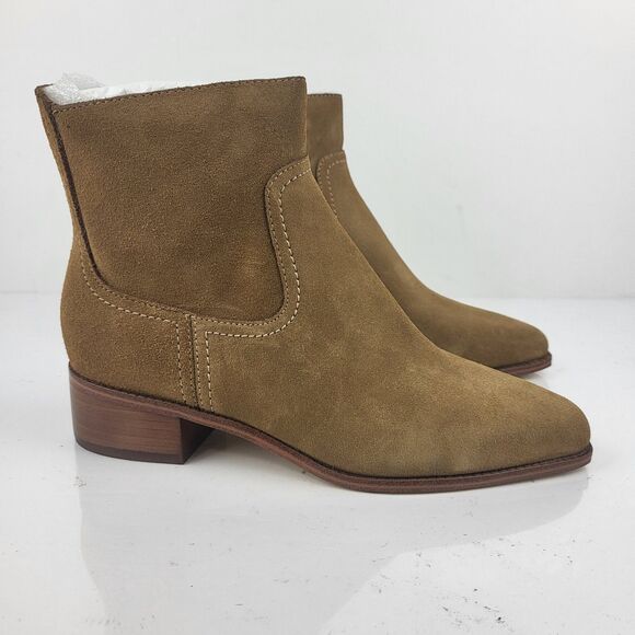 Cole Haan Naia Women's Booties Pointed Toe Block Heel Brown Size 6 US - Picture 6 of 11